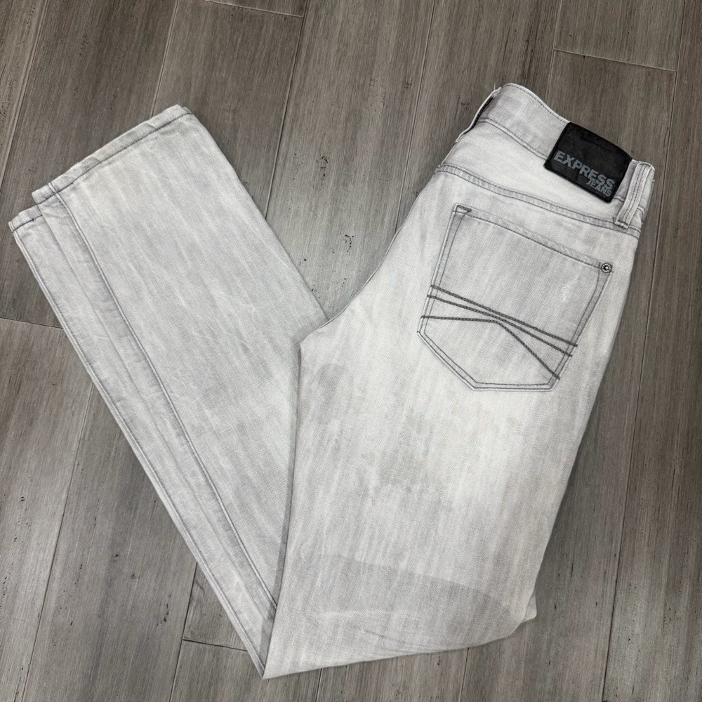 Express, Rocco Slim Fit Gray Jeans | Men’s 30x34‎